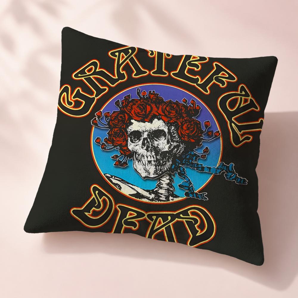 Street ggGrateful DeaD Cushion Cover Premium Reversible Pillow Cover In Dual Comfort Decor for Home Car