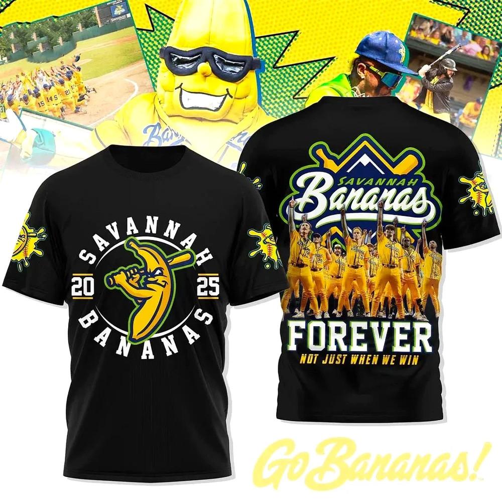 Savannah Bananas Not Just When We Win Cotton T Shirt  Unisex T-Shirt S