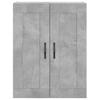 Highboard Concrete Grey 69.5 x 34 x 180 cm Engineered Wood