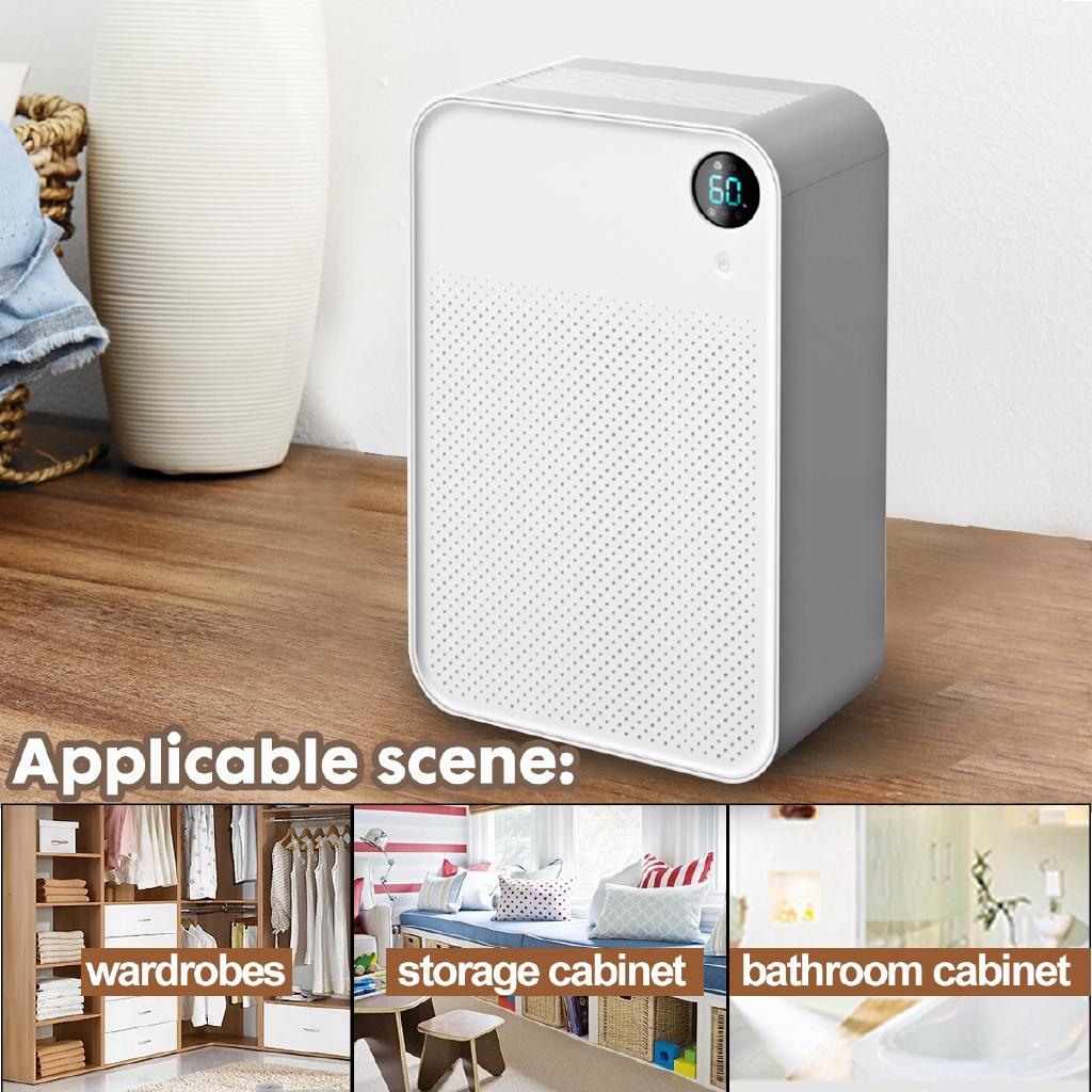 1L Adjutable Auto Dry Sleep Modes Home Dehumidifier Air Dryer Moisture Absorber Electric Cooling Dryer Bedroom Kitchen