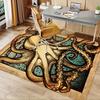 1pc. Octopus Rug - Coastal Decor, Ocean Theme Carpet for Living Room, Bedroom, Kitchen, Bathroom, Outdoor Rug, Gift Idea for Home Decor Lovers