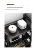 Multi-Layer Kitchen Vegetable & Microwave Storage Rack with Wheels