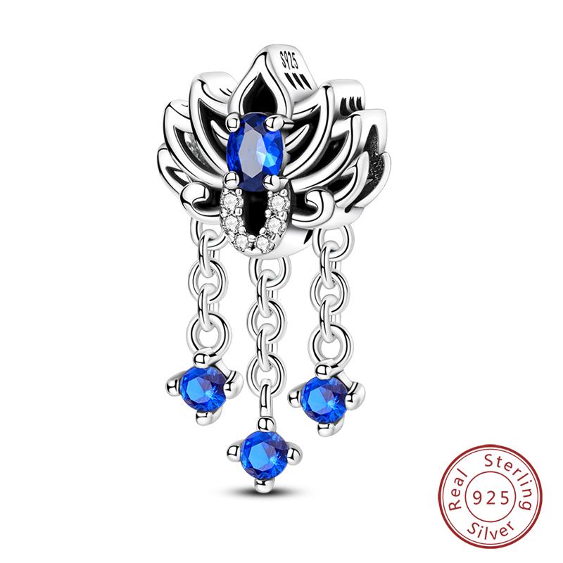 100% Real Copper Classic Devil'S Eye Charms Beads For Women Fit Original Qikaola Bracelets Fine Diy Jewelry Making