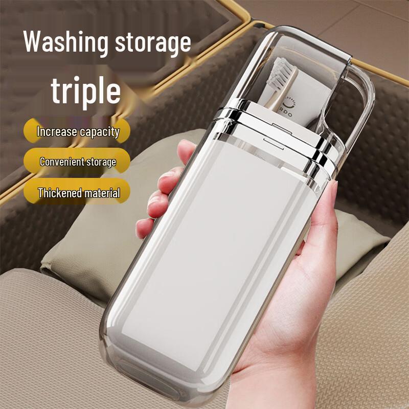 3-in-1 Portable Travel Wash & Toothbrush Set