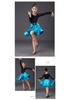Girls' Autumn Long Sleeve Latin Dance Practice Set