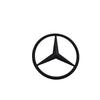 FFYE5 90mm ABS Chrome Black Logo Mercedes Emblem Rear Star Badge For Mercedes Benz W203 W206 W212 X253 W167 W166 W247 GLC GLE