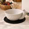 Berry Cleaning Tool Ceramic Swirl Colander Bowl Auto-Spin Washing Fruit Rinse Basin Rinsing Basket Quick Drainage Bowl for Fresh Produce Storage And
