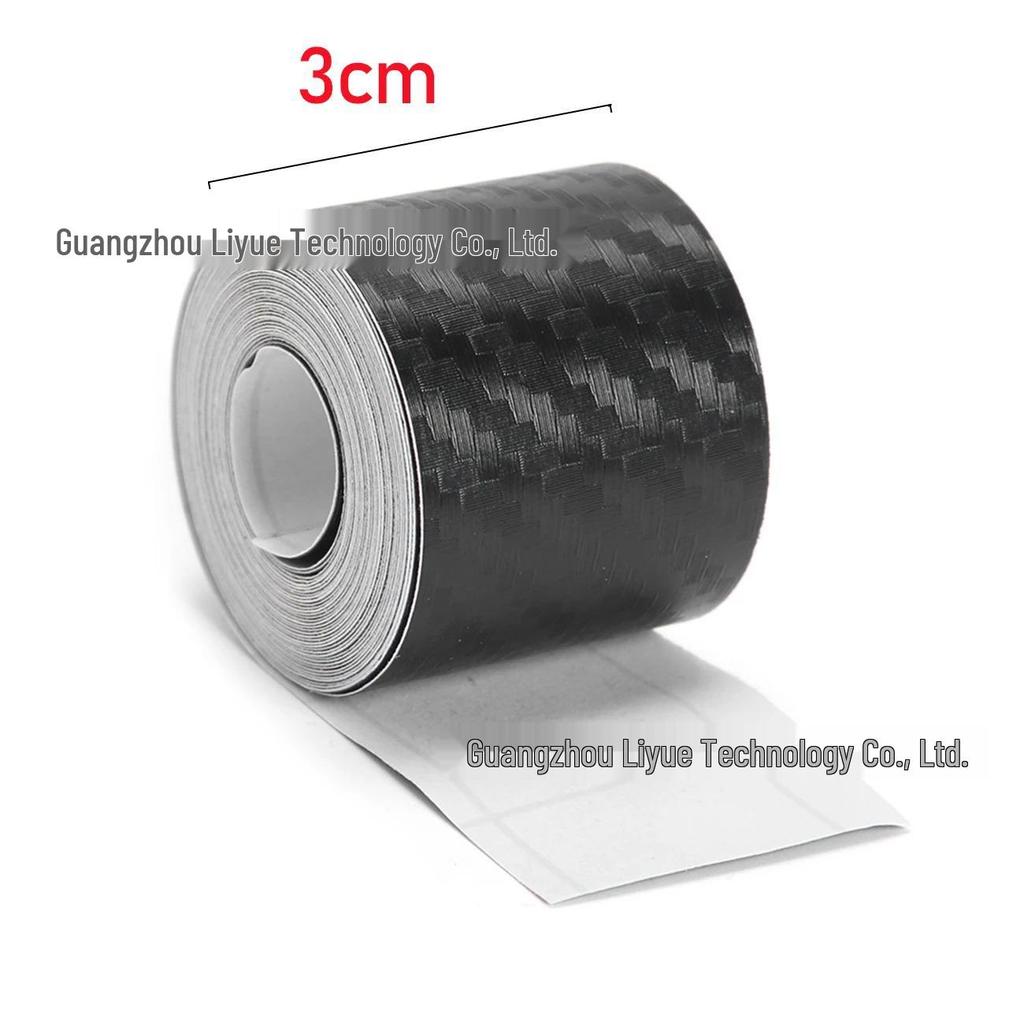 3D Carbon Fiber Vinyl Car Wrap Anti-Scratch Self-Adhesive Sticker Tape