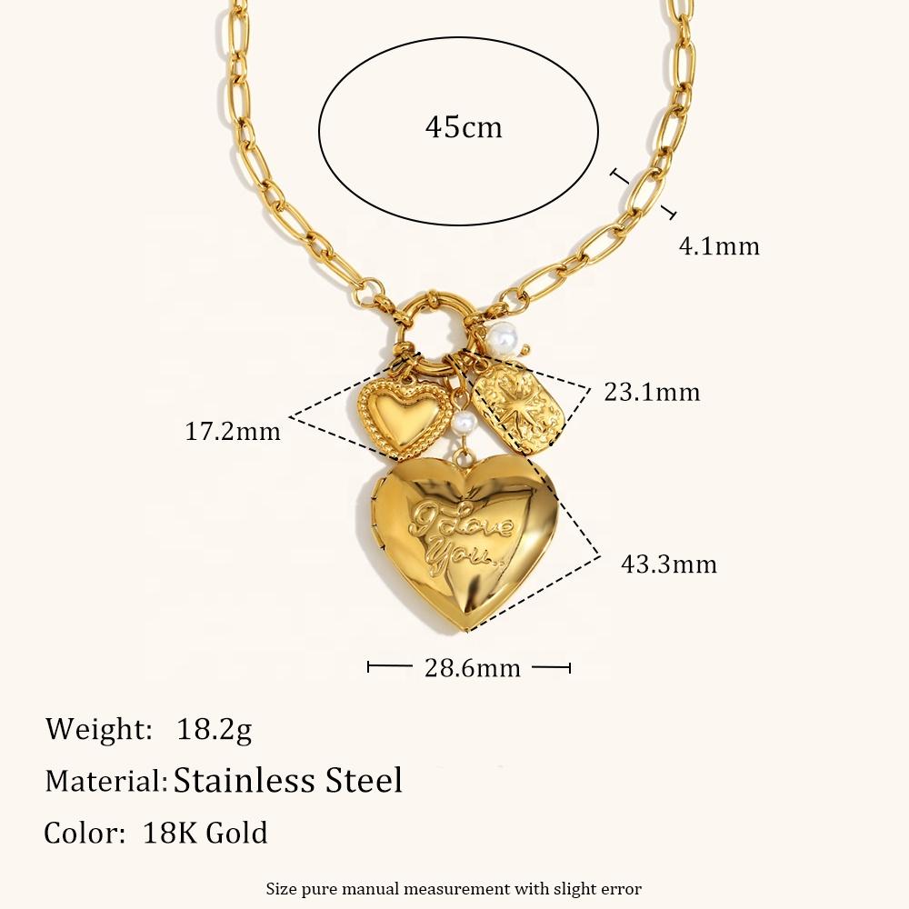 Dingran Hot Selling Fashion Personality Stainless Steel Pendant Irregular Chain Necklace