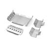 FMS FCX10 Metal Stainless Steel Chassis Armor Guard Protection Protector Skid Plate 1/10 RC Car Upgrade Parts