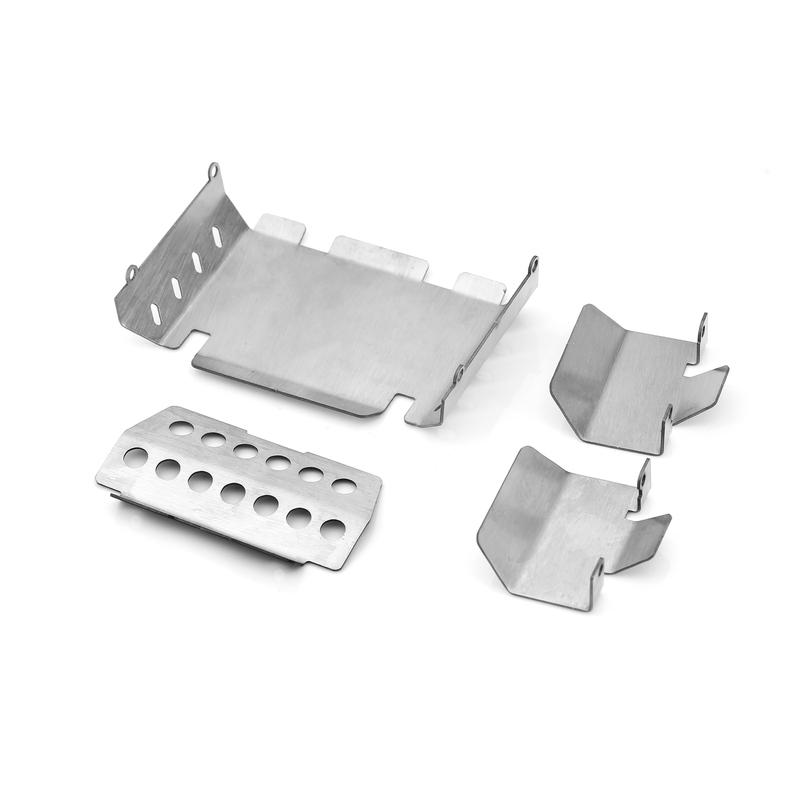 Steel Chassis Armor for FMS FCX10 K5 – 1/10 Scale Underbody Protection (Upgrade Parts)