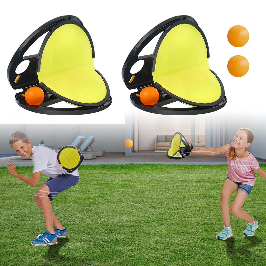 Toss and Catch Ball Set for Toddlers, 2 Player Interactive Throwing and Catching Game for Outdoor Indoor Parent-Child Activity