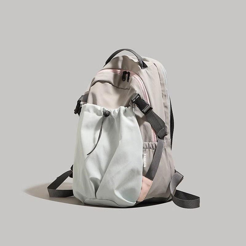 Nylon-Rucksack modisch große Kapazität leichter Rucksack Schulranzen für Mittelschüler Tasche für Kurztrips