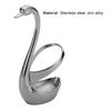 Talos 1/7Pcs Stainless Steel Swan Shape Tableware Storage Holder Fork Spoon Cutlery