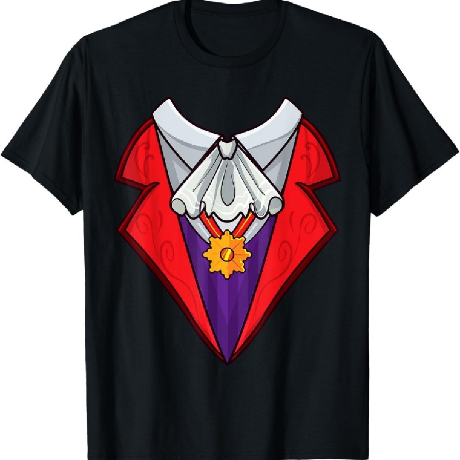 

Dracula Vampire Costume Halloween Cosplay Tuxedo Men Kids T-Shirt XXXXXL чорний