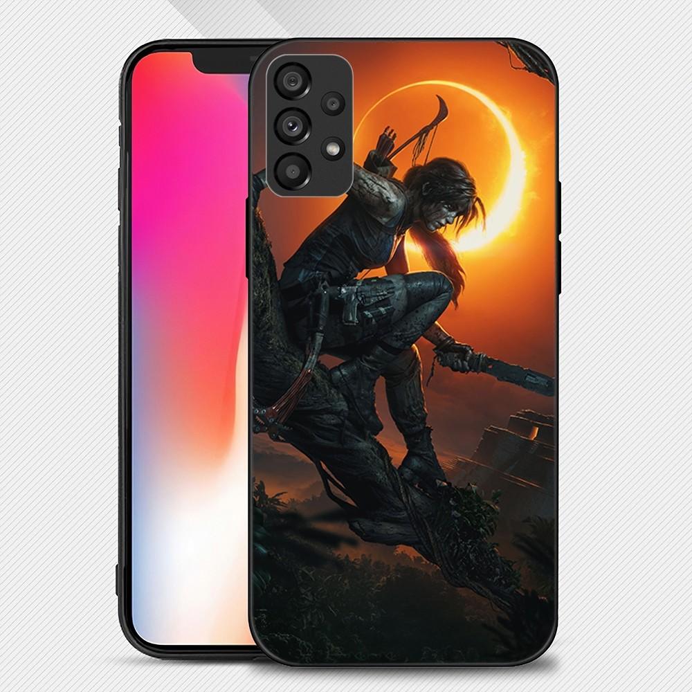 T-Tomb Raider Game Phone Case For Samsung Galaxy S22 S23 Ultra S21 S20 FE Plus Note 20 Soft Cover