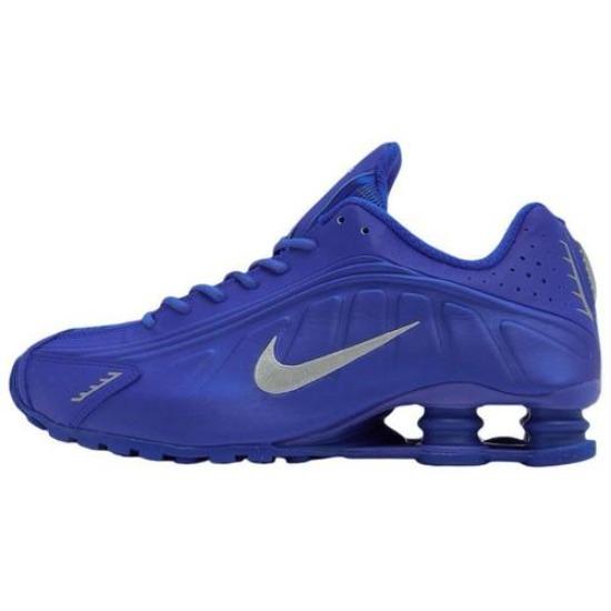 Nike Shox R4 Racer Blue Metallic Silver Women's HJ7303-445