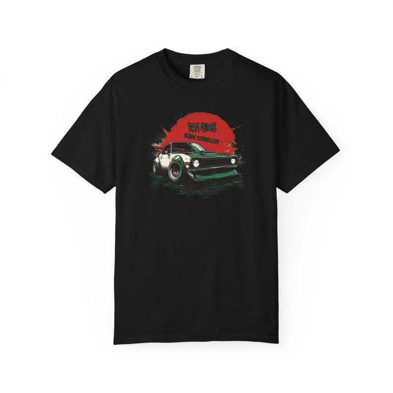 JDM Drift Car T-Shirt | Team Midori Slide Syndicate, Japanese  Racing XXXL