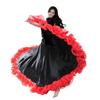 Großer Schwung Bauchtanzkostüme Polyester Großer Schwungrock Mode Zigeunerinnen Rock Tanz
