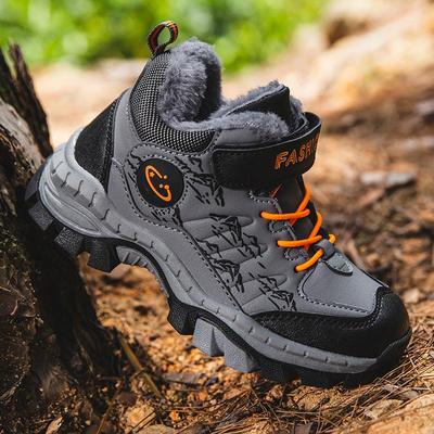 Children's Plus Size Fashionable Thick Soled Warm Cotton Shoes Snow Boots Outdoor Hiking Shoes Hiking Shoes 30-40