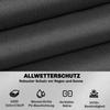 Garden Furniture Cover, Waterproof Patio Furniture Cover with Air Vent, 420D Oxford Fabric, 125 X 125 X 74 Cm, Black