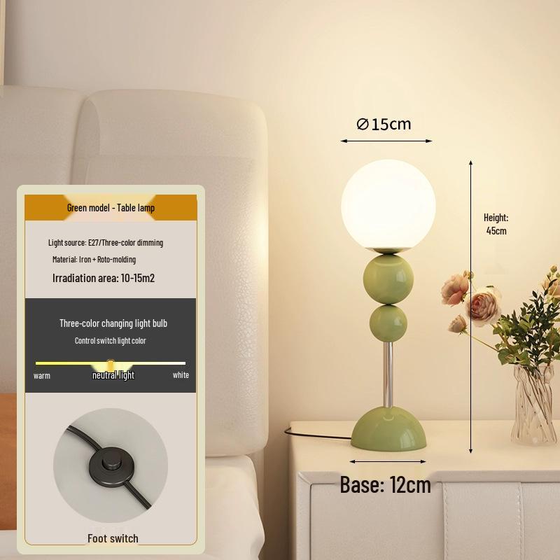 Luxury Minimalist Cream Floor Lamp for Living Room and Bedroom