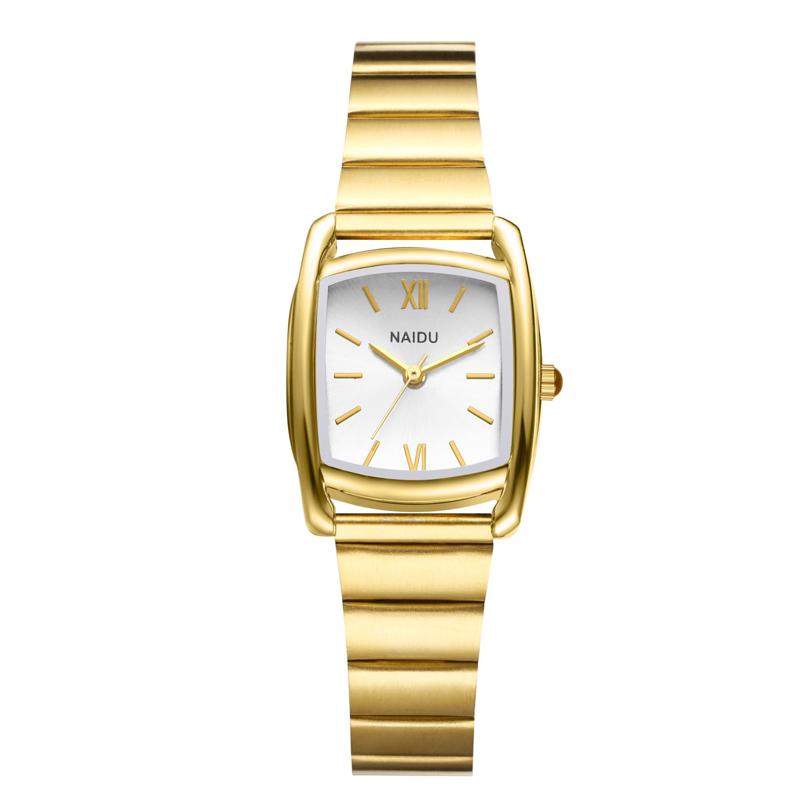 Women s Square Stainless Steel Gold Watch: Analog Display, Waterproof, Stylish Quartz Watch, Gold, Fashion Watch for Women - Perfect Gift for
