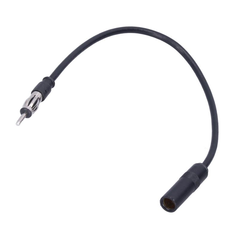 Car Antenna Extension Cable FM Antenna Extension Wire FM Radio Antenna Extension Cable Cord Portable Accessory for Car Black