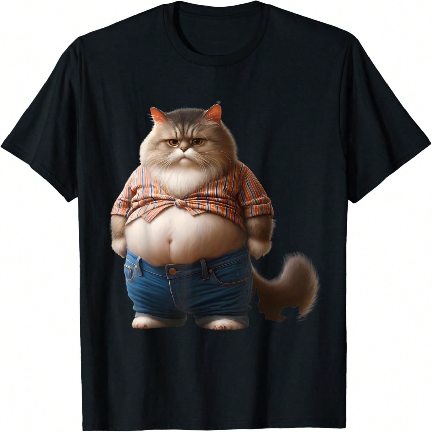 Cute Cat Harvest Pumpkin - Autumn Fall Harvest Gourd Kitten T-Shirt S разноцветный