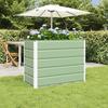 Planter Box Pastel Green 100 X 50 X 77 Cm Galvanized Steel