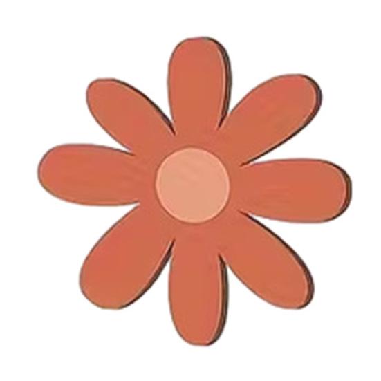 3Pcs/Set Wooden Flower Wall Decoration Home Office Living Room Floral Wall Hanging Ornament Farmhouse Rustic Wall Art Decor