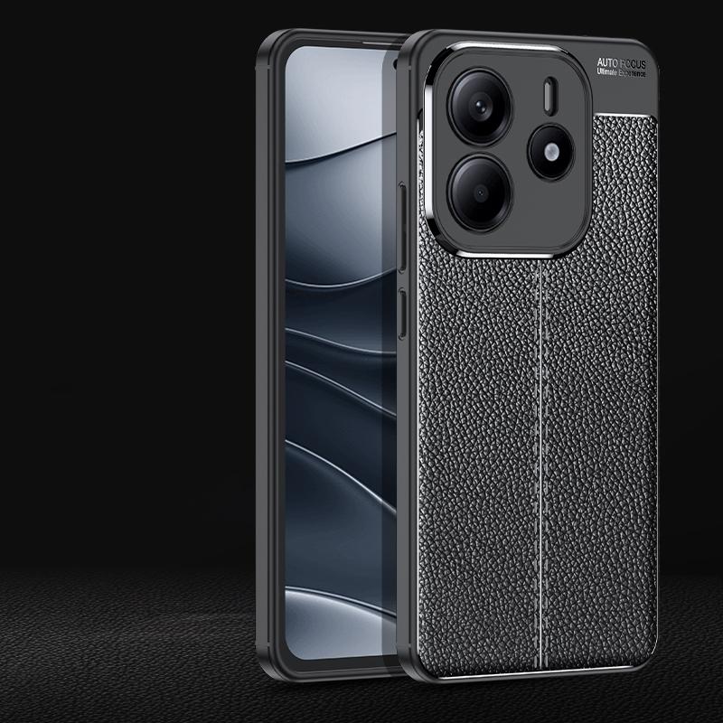 

Для Redmi Note 14 4G чехол Xiaomi Redmi Note 14 4G Capas противоударный бампер задняя крышка TPU мягкая кожа Fundas Redmi Note 14 4G Note14 4G(163.25mm) чёрный