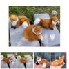 1 Stück Simulations-Tierfüchse Plüschtier Puppe Fotografie Kitsune Plüsch Für Kinder Kinder Geburtstagsgeschenk Spielzeug Für Mädchen Eulen Plüsch
