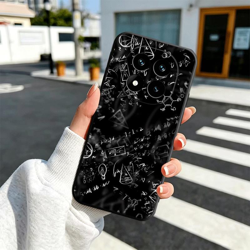 

Physics Chemical Mathematics Soft Phone Case for Xiaomi Redmi Note 12 13 14 15 Pro Plus 11 12S 11S 11T 10 4G Black Cover Back Sh Redmi Note14ProPlus