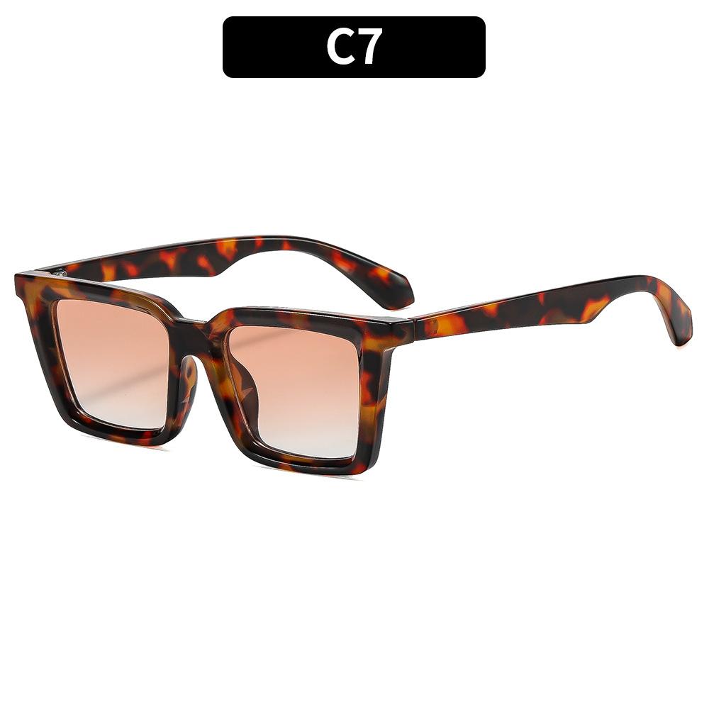 Women's sunglasses men's retro square sunglasses