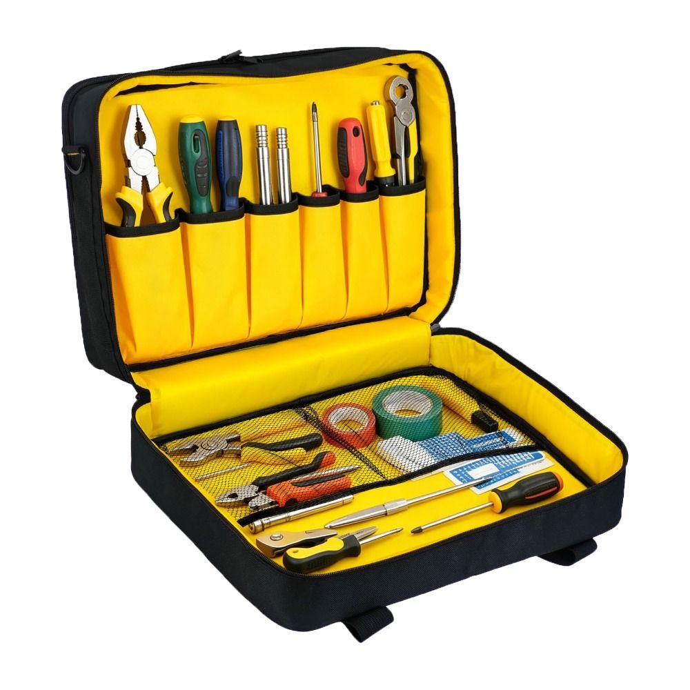 Large Capacity Tool Organizer Portable Tool Tote Bag Electrician Tool Bag  Professional Use