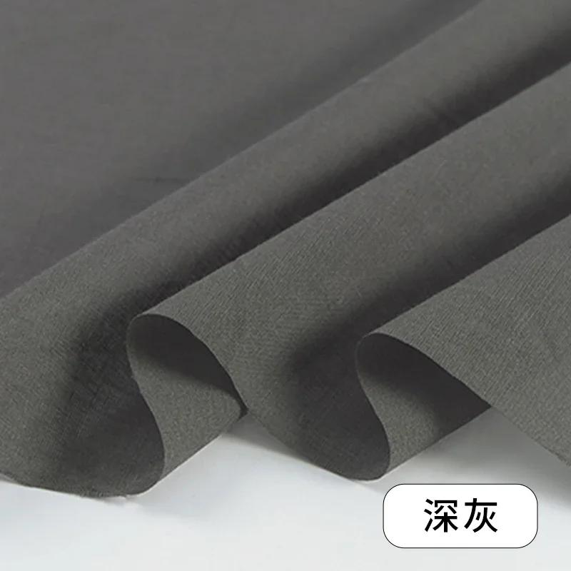 145x50/200cm Soft Breathable Pure Cotton Woven Gauze Fabric For Skirt Lining, Sun Protection Clothing Shirt Handmade DIY Fabric