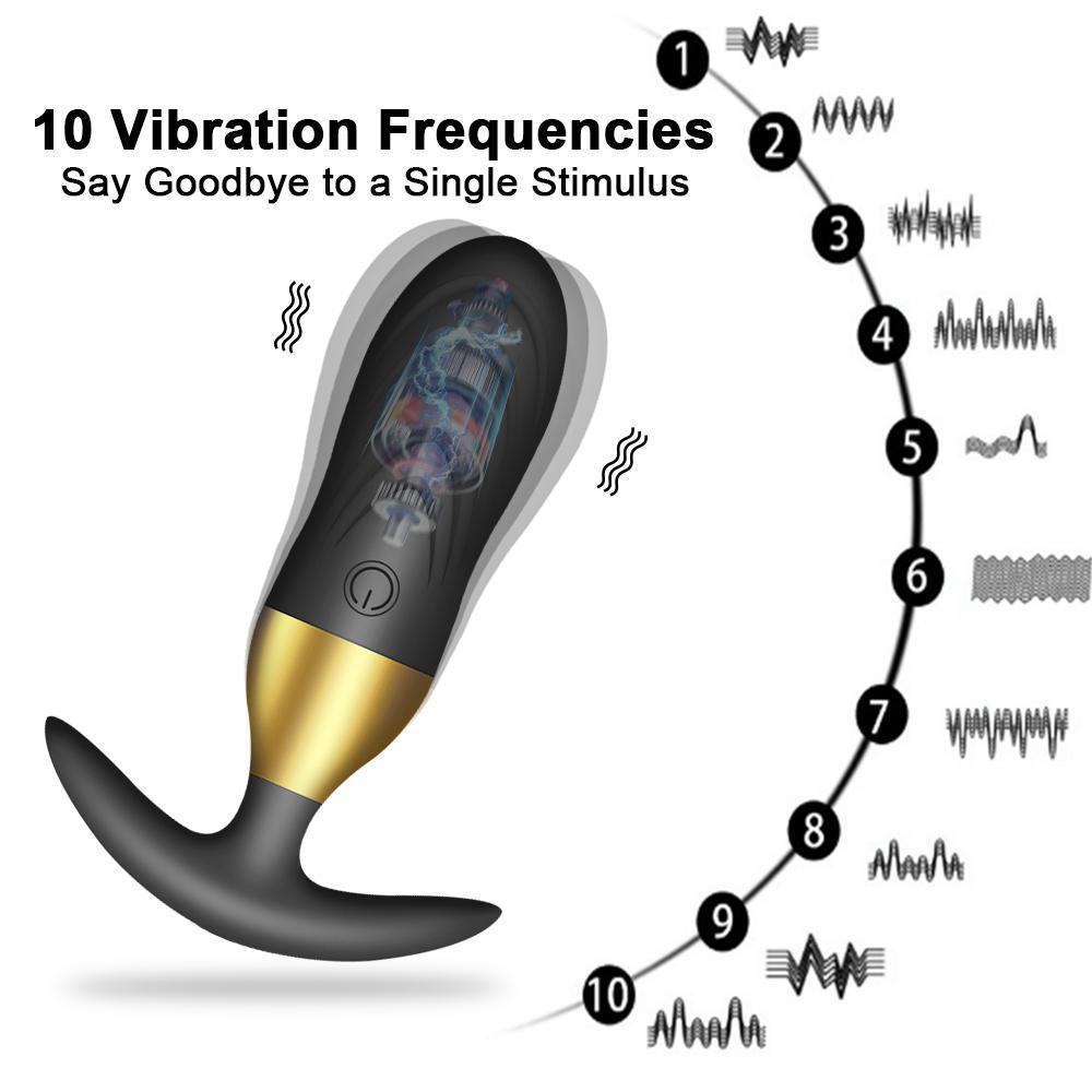 Anal Plug Vibrator Sex Toy Butt Plug Prostate Massager Wireless Remote Control Adult Goods