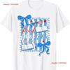 Bookish T Shirt Red White And Blue Patriotic Read 4th Of July Vintage Casual Versatile Stylish