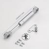 Kitchen Cabinet Door Lift Pneumatic Support Hydraulic Gas Spring Stay 2pcs Aluminum Frame Glass Door Gas Struts Furniture Hinge