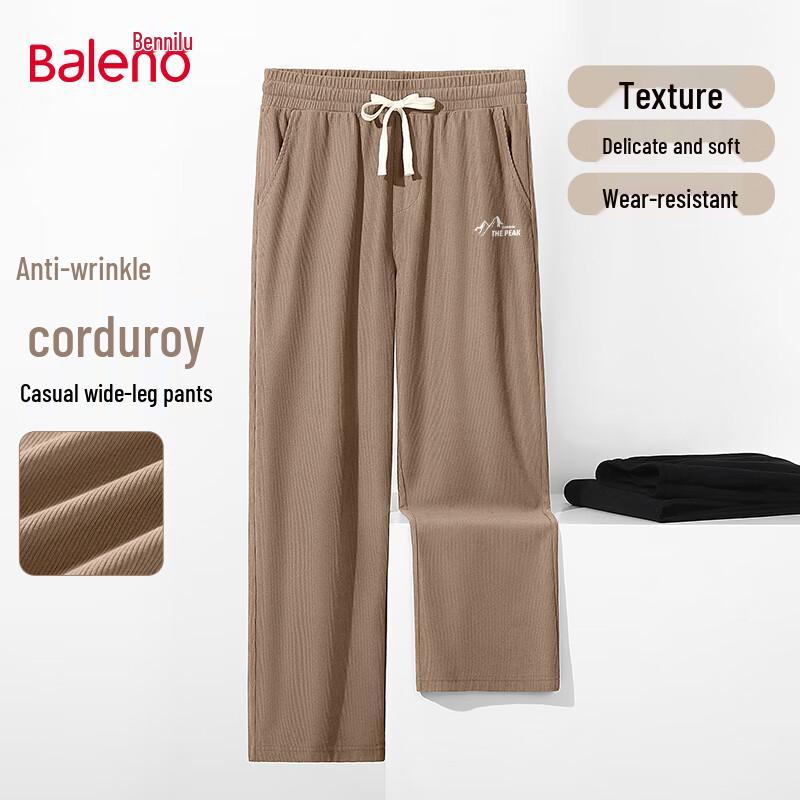 

Baleno Men s Autumn Corduroy Loose Wide-Leg Pants 5XL
