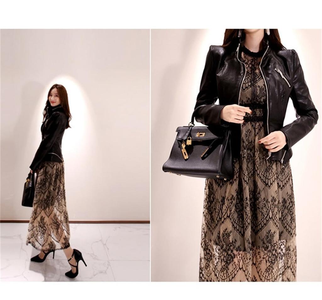 YUANYUAN Lace Evening Banquet Long Party Long High Loose Size Women's Dress, Dress, Dress, Dress, Lined, Sleeves, Sheer, Waist, Flared, Cute, Stylish,