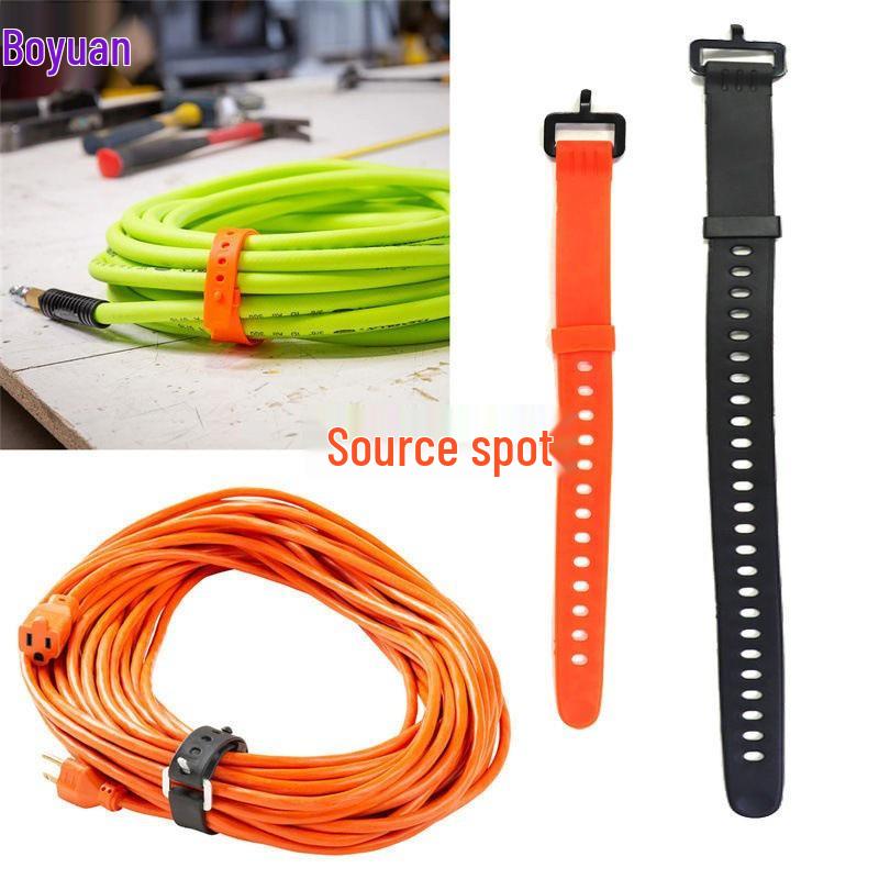 Adjustable Quick Release Cable Ties - Multipurpose, Reusable, Convenient for Luggage and Cargo