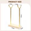 Bracelet Holder Organizer Elegant Watch Display Desktop Stand Wooden Base for Men