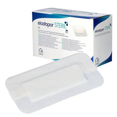 Elastopor Steril Nonwoven Dressing 8cm X 15cm Self-Adhesive With Absorbent Pad 30 Pcs