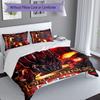 3pcs Custom Name The Fellowship of the Ring Bedding Set,Includes 1 Duvet Cover and 2 Pillowcases,All-season Bedroom Decor
