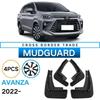 2022 Toyota AVANZA Mud Flaps - Set of 4