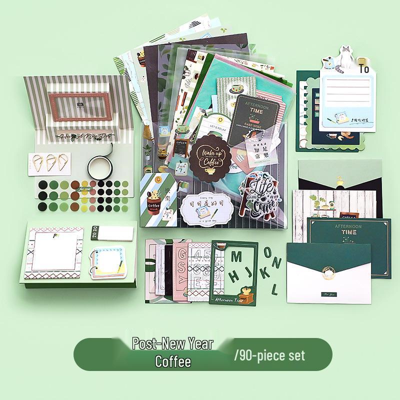 Xin Mo Series III Journal Sticker Pack - 4 Types for Collage & Decoration