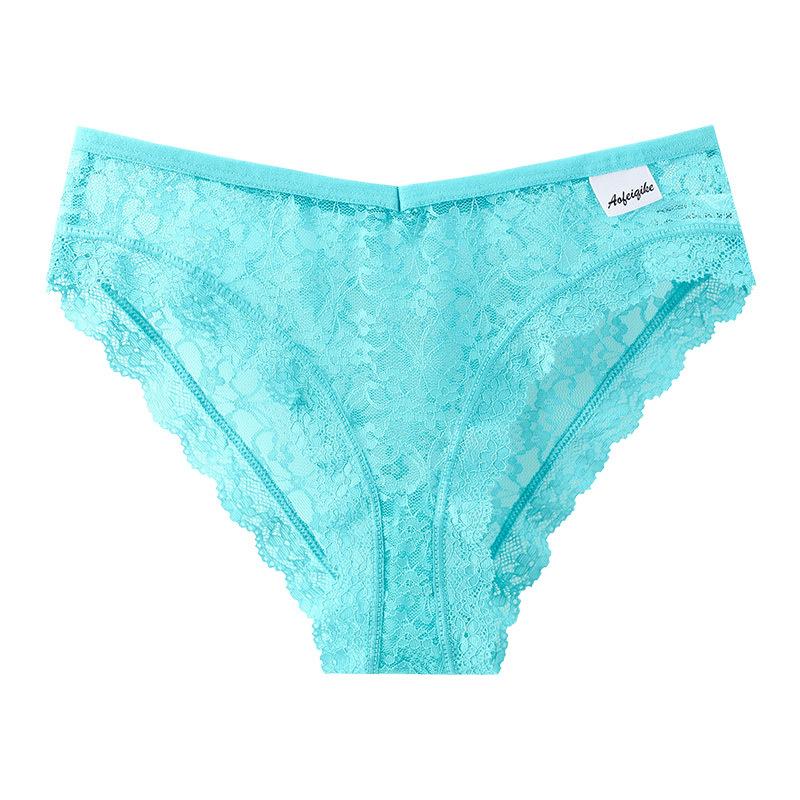 

Женские сексуальные кружевные трусики, дышащие сетчатые женские трусы, бесшовные хлопковые трусы с промежностью M