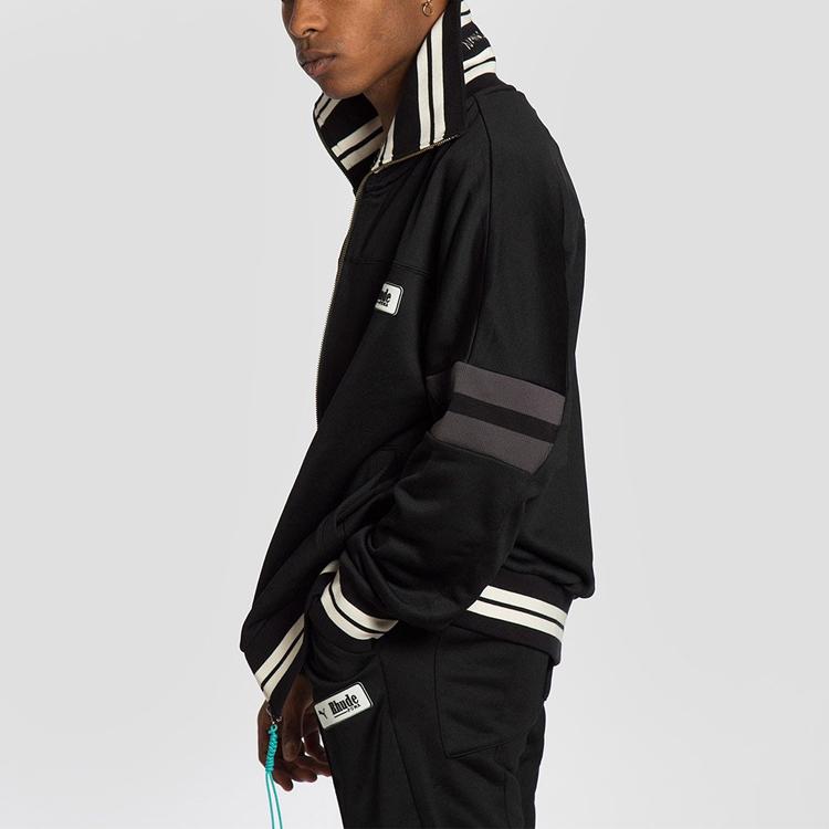 Puma Sports Collar Fitted Jacket Men Tops Black 595340-01